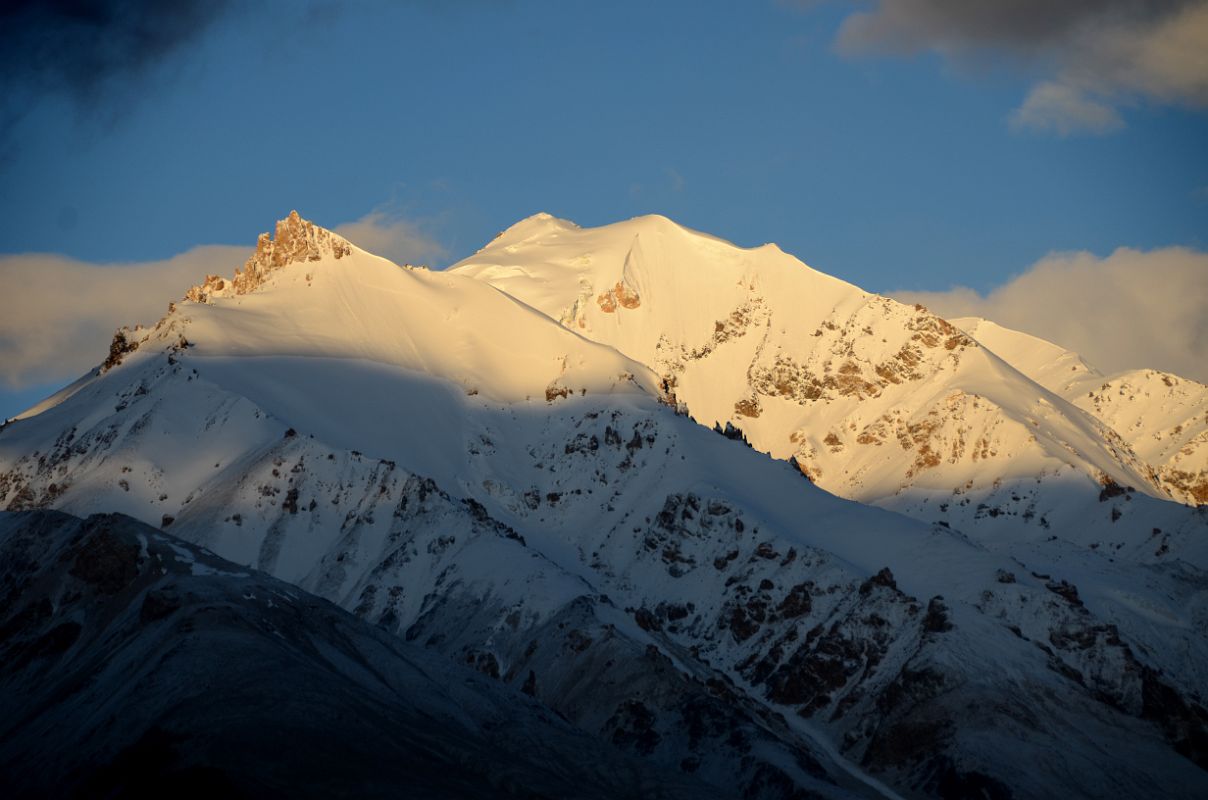 41 Sunrise On Mountain Close Up Southwest Of Sughet Jangal K2 North Face China Base Camp